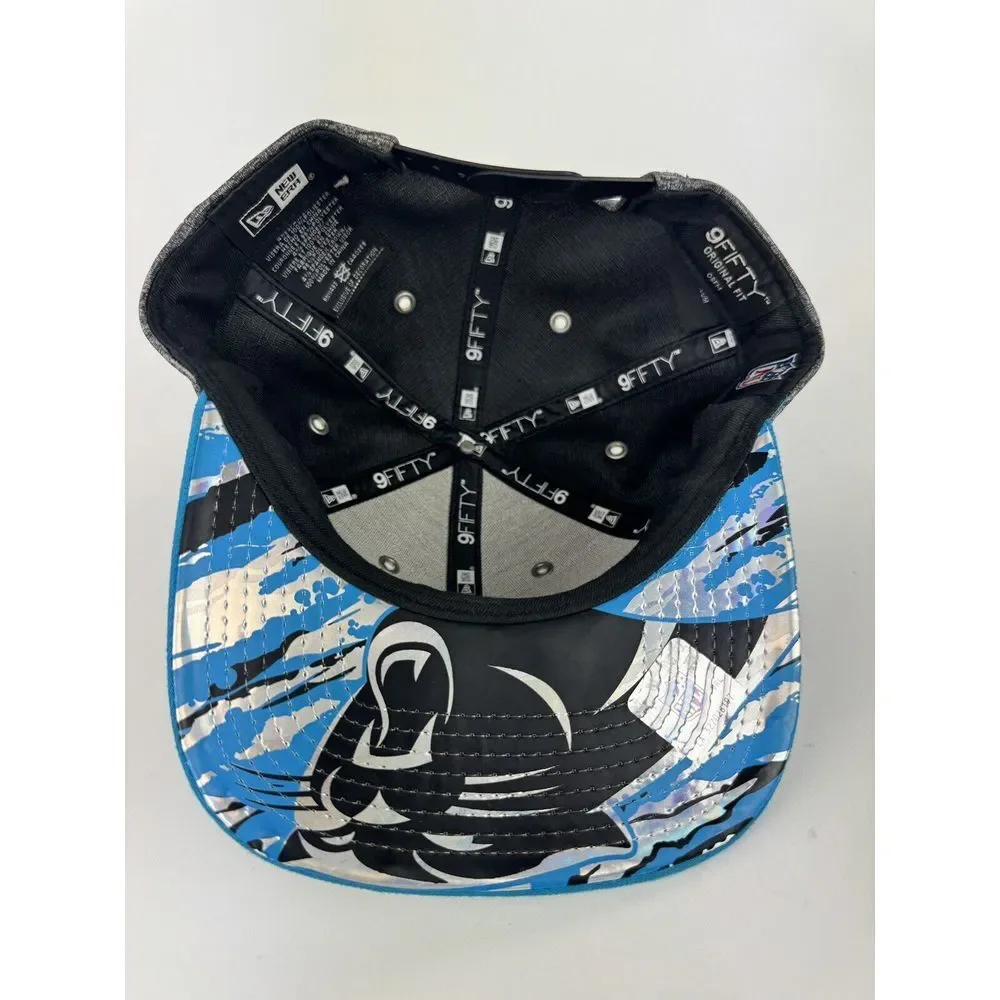 NFL Carolina Panthers New Era‎ 9Fifty Adjustable Snapback Cap Hat - Big Graphic
